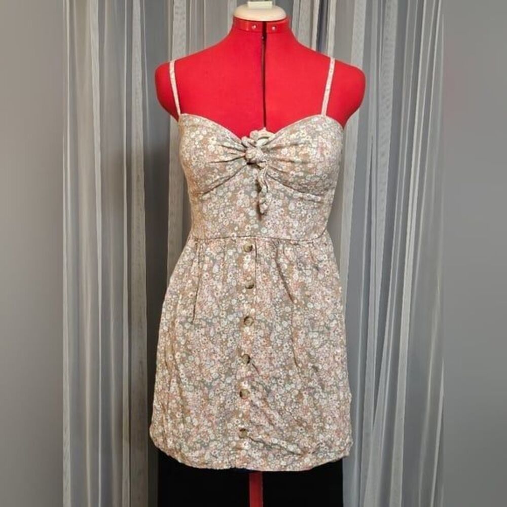Floral Mini Length Sun Dress